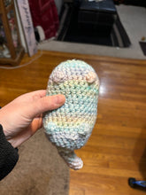 Load image into Gallery viewer, Crochet Pastel Rainbow Loaf Cat
