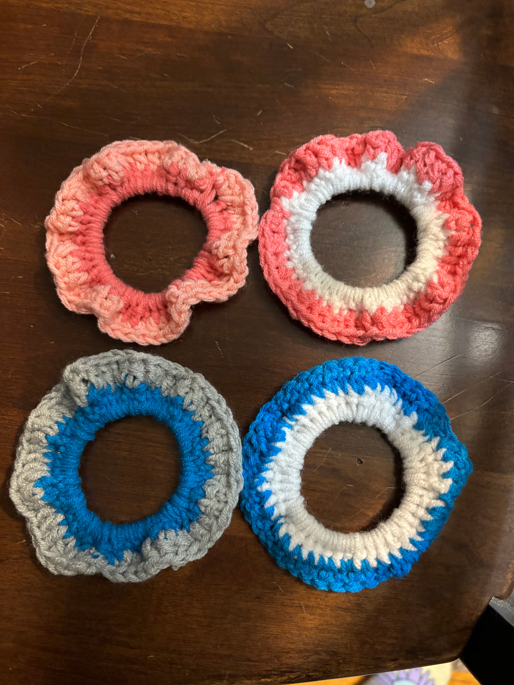 Crocheted “Gamer Girl” Scrunchie Pack