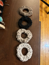 Load image into Gallery viewer, Crocheted “Neutral” Plush Scrunchie Pack
