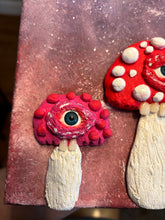 Load image into Gallery viewer, Trippy 3D Mushroom Family Artwork
