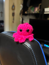 Load image into Gallery viewer, Mini Crocheted “Slime Green” &amp; “Hot Pink” Octopus Plushie
