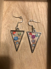 Load image into Gallery viewer, Groovy Icon Charm Dangle Earrings
