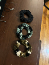 Load image into Gallery viewer, Crocheted “Dark” Scrunchie Pack
