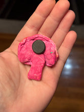 Load image into Gallery viewer, Trippy Pink Mushroom Fridge Magnet
