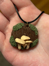 Load image into Gallery viewer, Mushroom Log Necklace
