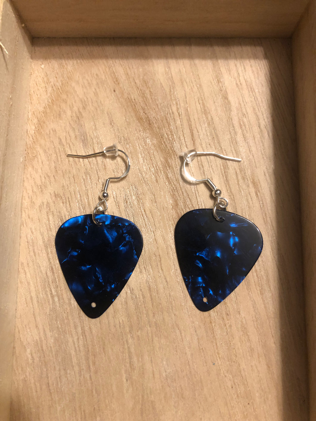 Guitar Pick Dangle Earrings