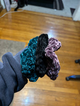 Load image into Gallery viewer, Crocheted “Velvet” Scrunchie Pack
