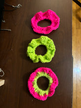 Load image into Gallery viewer, Crocheted “Space Girl” Scrunchie Pack
