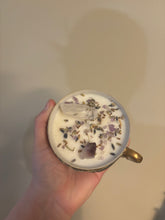 Load image into Gallery viewer, “Lavender Vanilla” Scented Teacup Crystal Candle
