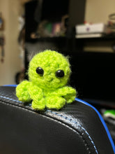 Load image into Gallery viewer, Mini Crocheted “Slime Green” &amp; “Hot Pink” Octopus Plushie
