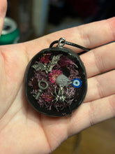 Load image into Gallery viewer, Witchy scrapbook/i-spy style necklace
