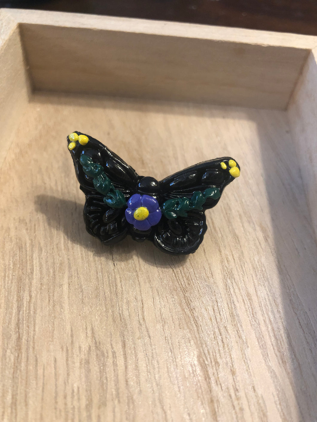 Floral Butterfly Pin