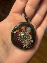 Load image into Gallery viewer, Witchy scrapbook/i-spy style necklace
