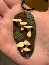 Load image into Gallery viewer, Mushroom Log Necklace
