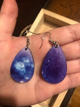 Load image into Gallery viewer, Galaxy Teardrop Dangle Earrings
