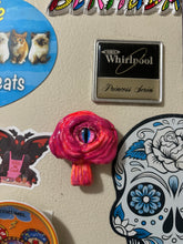 Load image into Gallery viewer, Trippy Pink Mushroom Fridge Magnet
