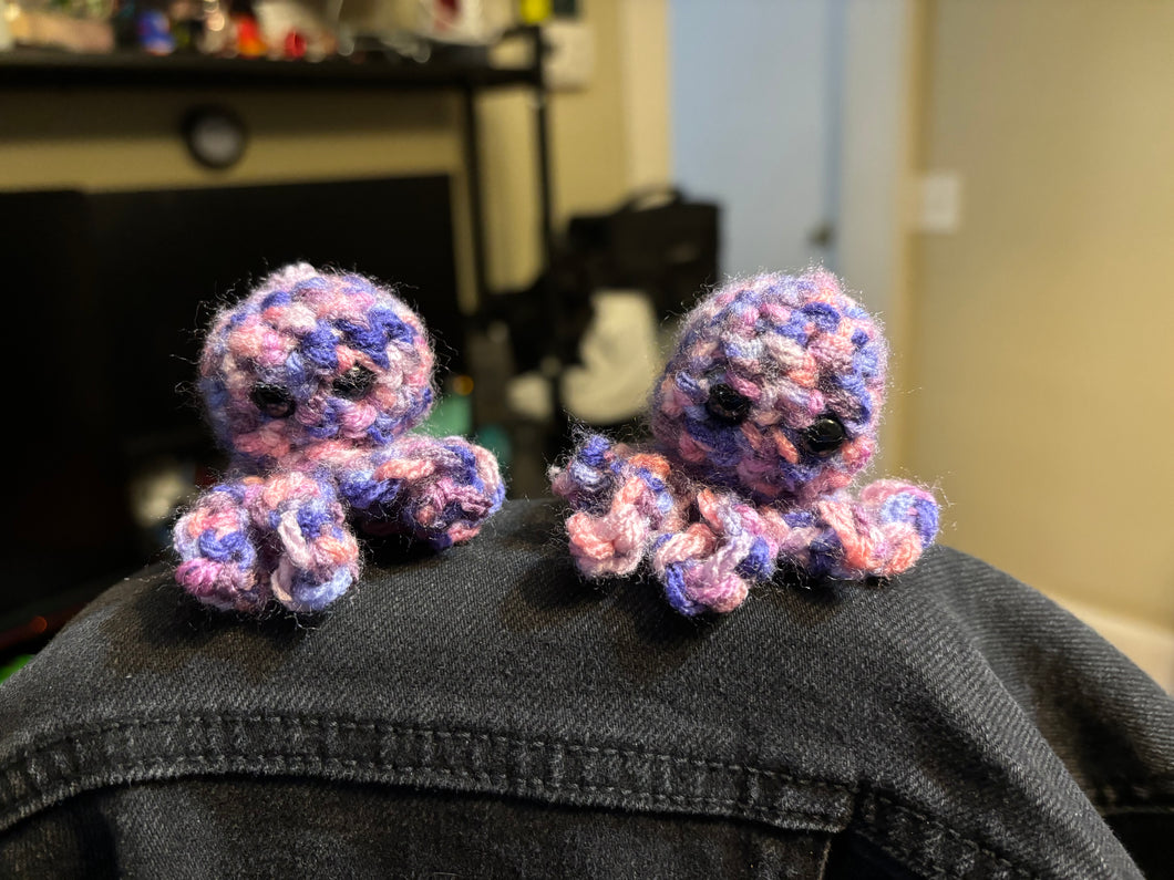 Mini Crocheted “Mystical” Octopus Plushie