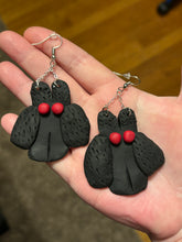 Load image into Gallery viewer, Mothman Dangle Earrings
