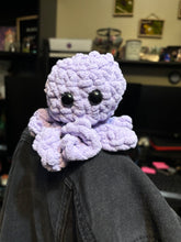 Load image into Gallery viewer, Crocheted “Lavender” Octopus Plushie
