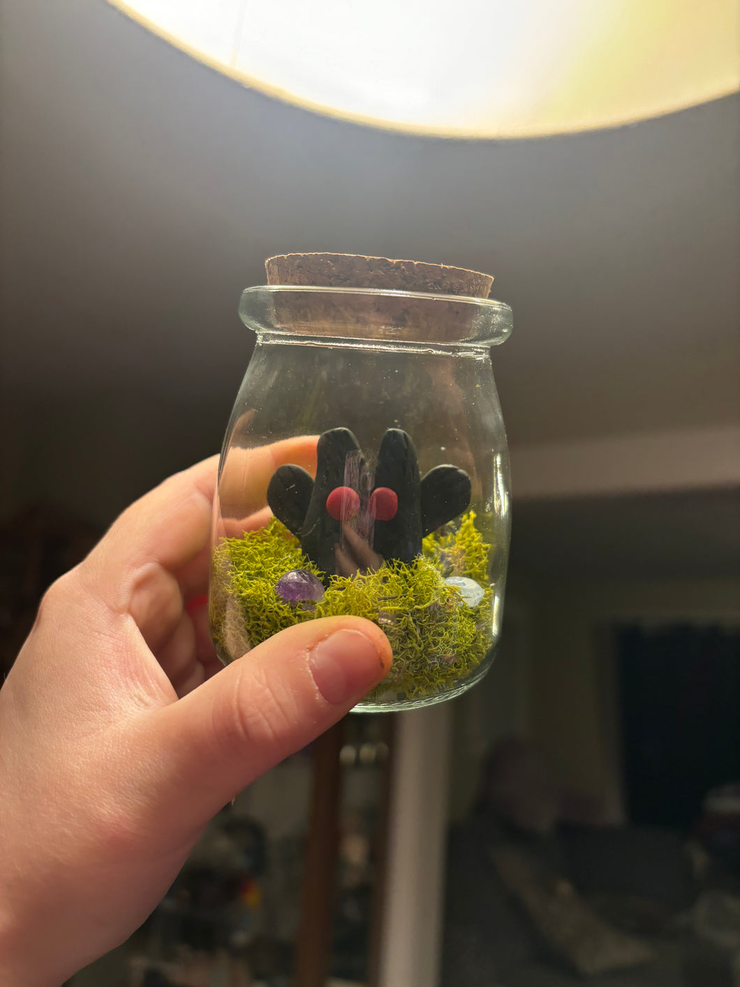 Mothman Terrarium Jar Buddy