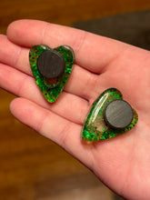 Load image into Gallery viewer, Set of 2 Green Ouija Planchette Magnets
