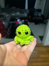 Load image into Gallery viewer, Mini Crocheted “Slime Green” &amp; “Hot Pink” Octopus Plushie
