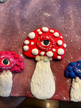 Load image into Gallery viewer, Trippy 3D Mushroom Family Artwork
