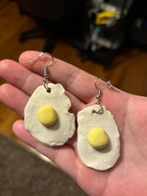 Load image into Gallery viewer, Fried Egg Dangle Earrings
