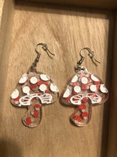 Load image into Gallery viewer, Mushroom Dangle Earrings
