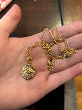 Load image into Gallery viewer, Gold Evil Eye Necklace
