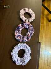 Load image into Gallery viewer, Crocheted “Mystical” Scrunchie Pack
