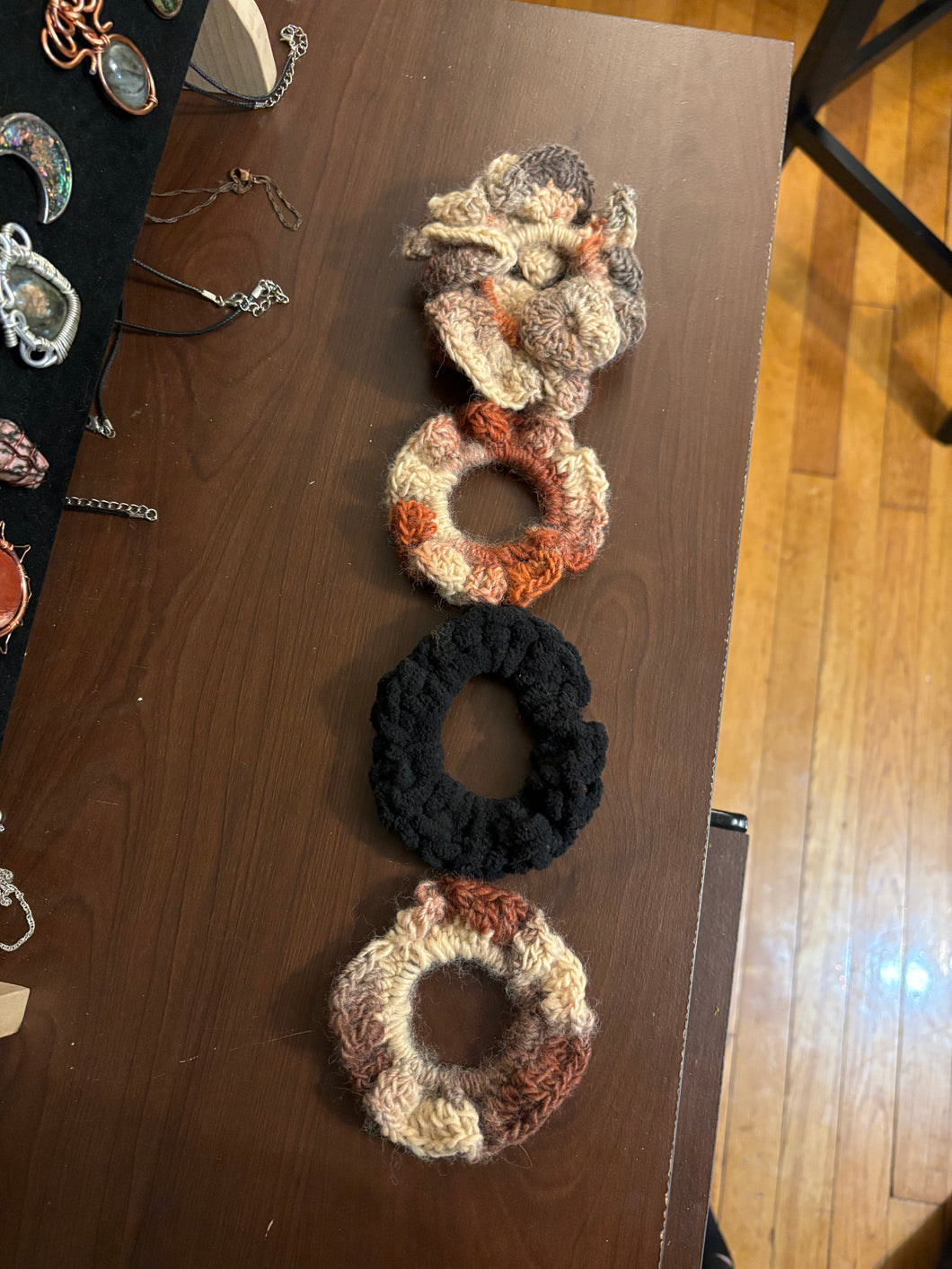 Crocheted “Autumn” Scrunchie Pack