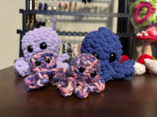 Load image into Gallery viewer, Mini Crocheted “Mystical” Octopus Plushie
