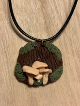 Load image into Gallery viewer, Mushroom Log Necklace
