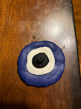 Load image into Gallery viewer, Clay Evil Eye Incense Holder
