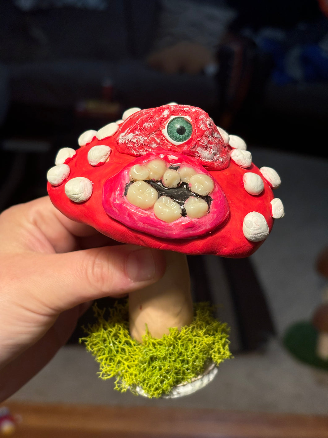 Creepy Mushroom Sculpture