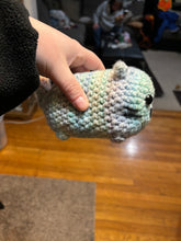 Load image into Gallery viewer, Crochet Pastel Rainbow Loaf Cat
