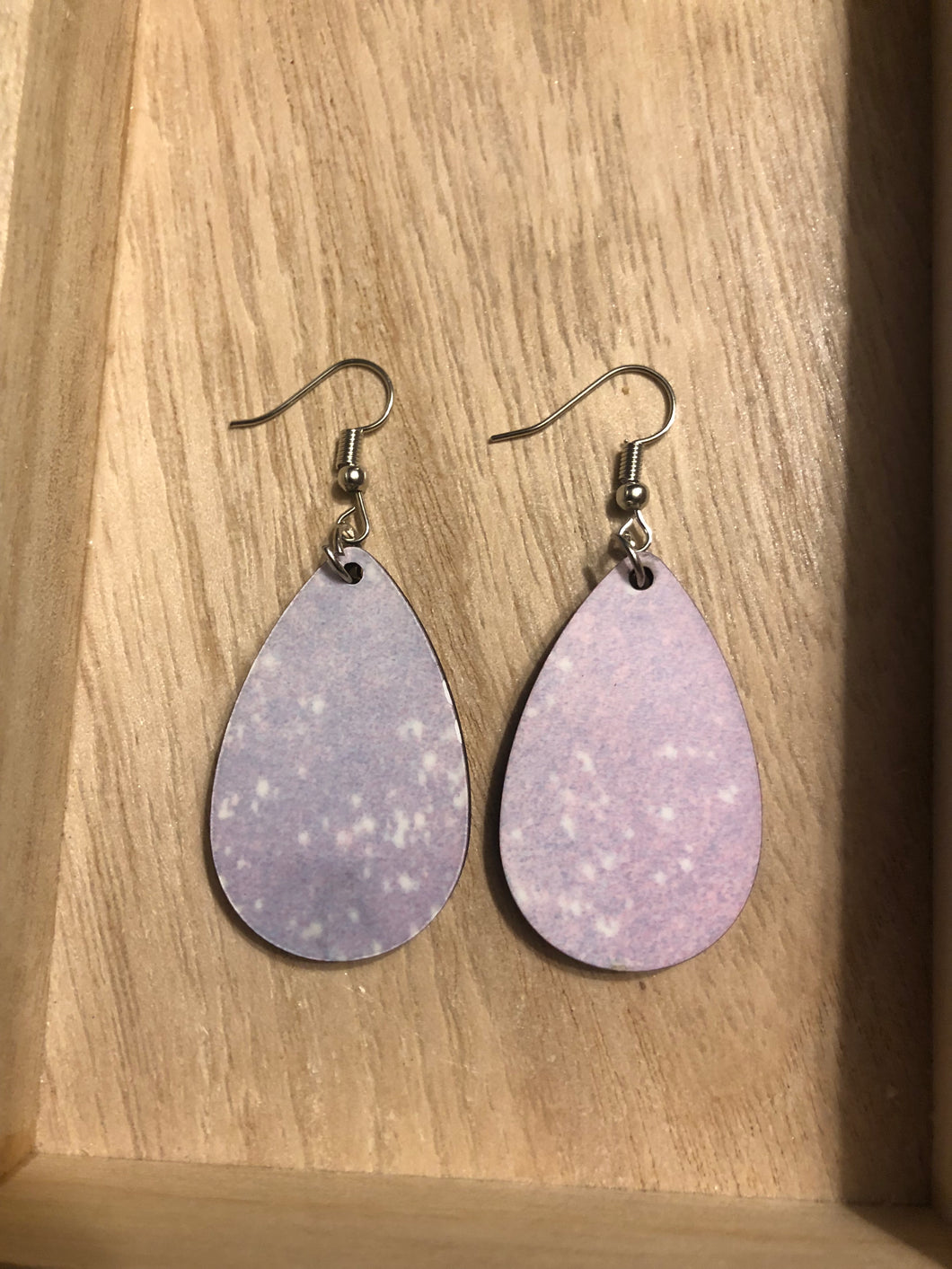 Starry Pastel Teardrop Earrings