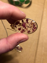 Load image into Gallery viewer, Rose Petal Dangly Earrings
