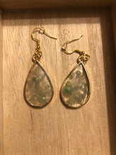 Load image into Gallery viewer, Green Aventurine Dangly Earrings
