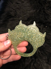 Load image into Gallery viewer, Emerald Green Paw Self Defense Keychain
