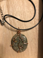 Load image into Gallery viewer, Unidentified Wire Wrapped Crystal Necklace
