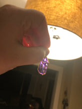 Load image into Gallery viewer, Purple Crystal Dangle Earrings
