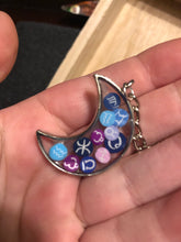 Load image into Gallery viewer, Little Zodiac Moon Keychain
