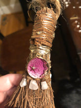 Load image into Gallery viewer, Little Scented Broom Decor w/ Lights.
