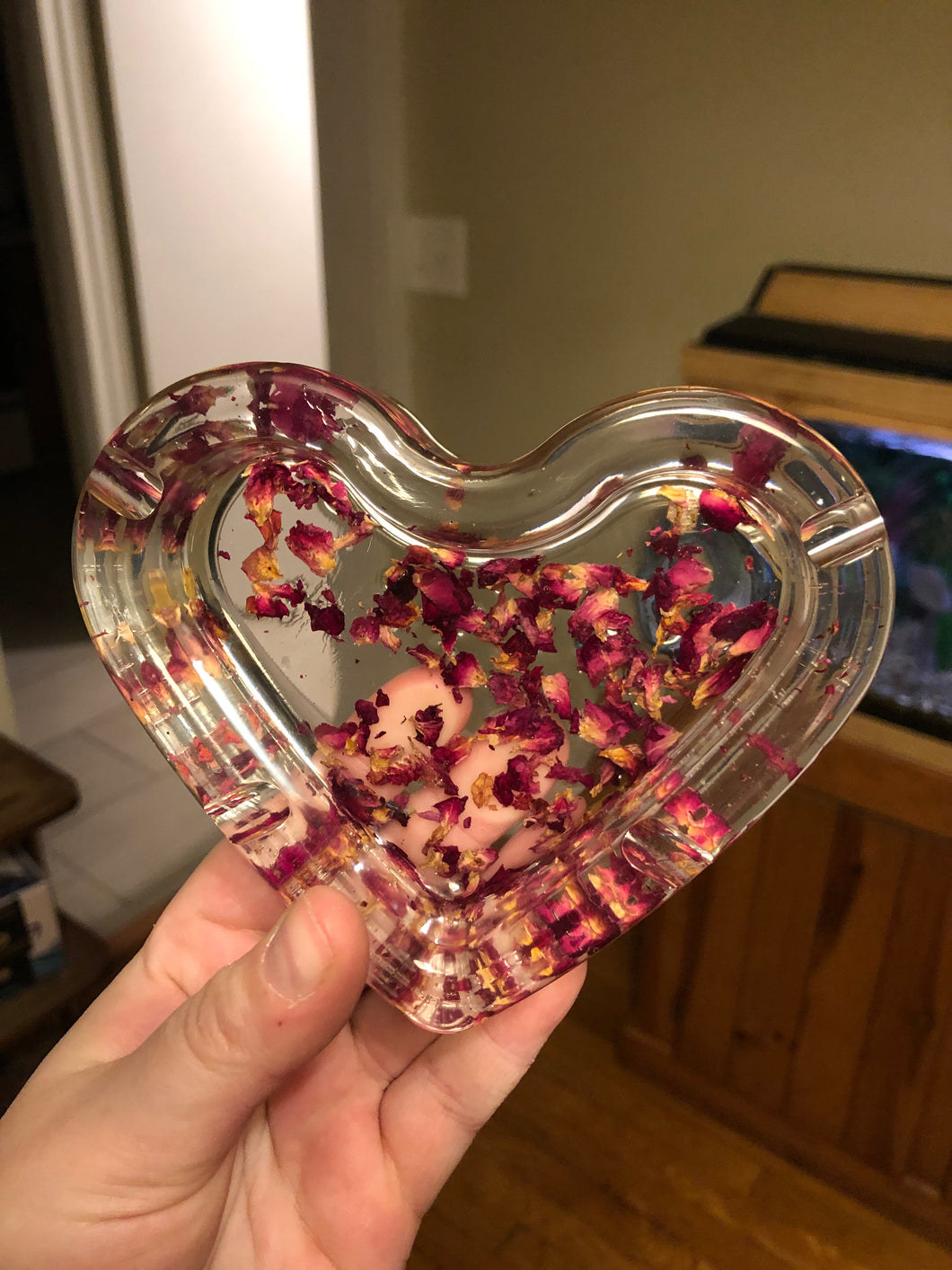 Rose Petal Heart Shaped Tray