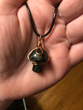 Load image into Gallery viewer, Kambaba Jasper Crystal Mushroom Neckalace
