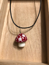 Load image into Gallery viewer, Large Glass Mushroom Necklace
