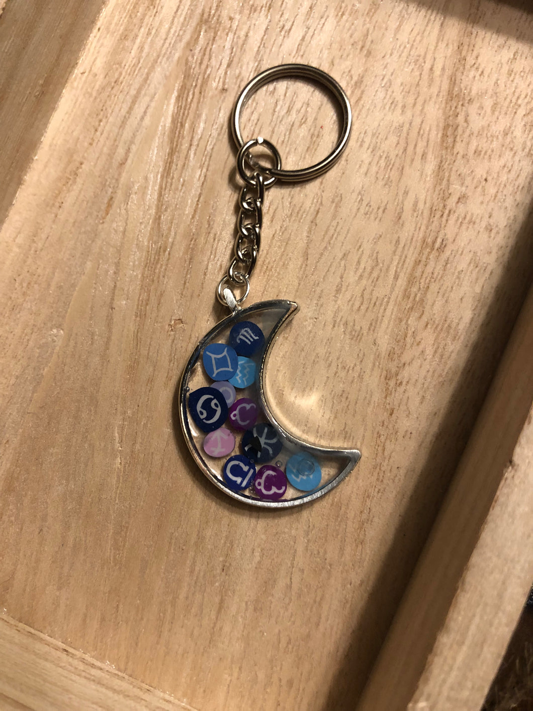 Little Zodiac Moon Keychain