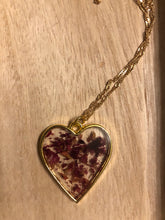 Load image into Gallery viewer, Rose Petal Heart Necklace
